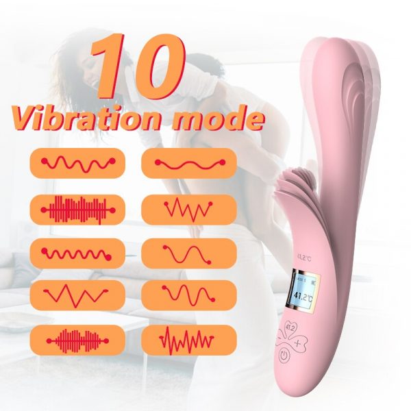 LILOXMANZURI_Heating_10_modes_rabbit_vibrator